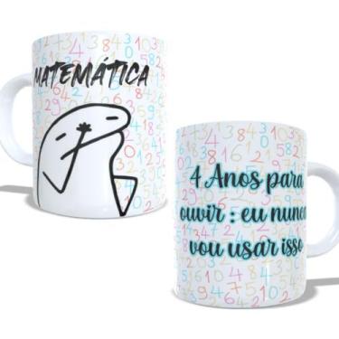 Imagem de Caneca de porcelana Flork - Matemática - Nebullosa
