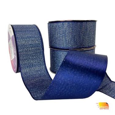 Imagem de Fita Cetim Lurex 38mm  Presente  Lembrancinha  Laços - Cinderela Fitas
