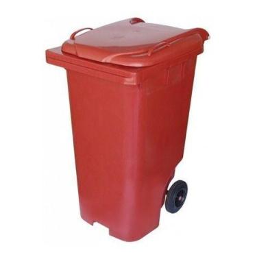 Imagem de Lixeira Contentor Plástico 240l Rodas 200mm Sem Pedal - JSN