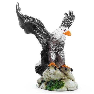 Imagem de Águia Estatua Rocha Resina Poder Força Escultura Decoração  - M3 Decor