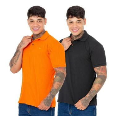 Imagem de Kit 2 Camisa Polo Ridens Estilo Único e Elegante, Compre Agora, GG, Pr