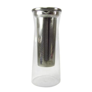 Imagem de Jarra de vidro com infusor em inox para chá 550 ml  - Livon