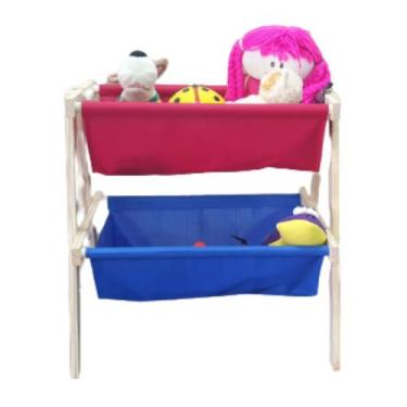 Imagem de Baú Organizador de Brinquedos Bonecas Carrinho Educativo - Organibox