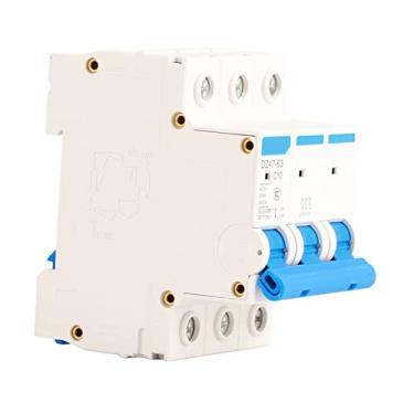 Imagem de Proteção contra Sobrecarga do Disjuntor Miniatura de 3 Pólos Carcaça Ecológica, Segurança do Circuito DC, AC 400V 6/10/16/20A para Sistemas de Geração de Energia Solar (10A)