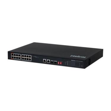 Imagem de Switch 16p Fast Poe 2p Gigabit Sf 1822 Hi-poe 4760070 - INTELBRAS