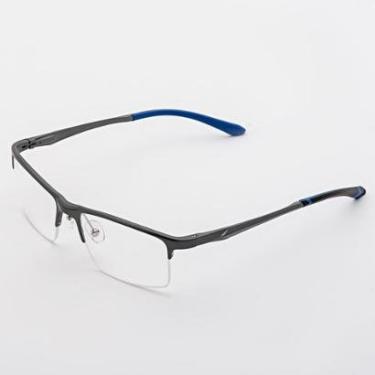 Imagem de Armação Óculos de Grau Masculino Alumínio Retangular / Brian- Óculos Sunrise-Masculino