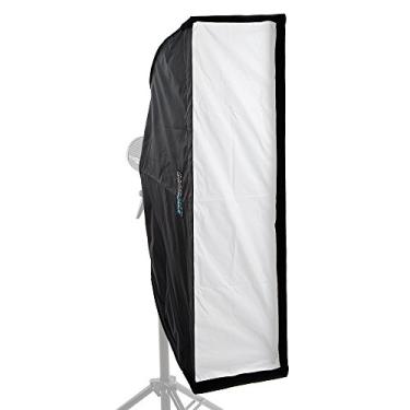 Imagem de Fotodiox Softbox EZ-Pro Strip 9 x 36 (22 x 90 cm) – Softbox de tira dobrável com anel de velocidade flash para Nikon, Canon, Yongnuo Speedlites e mais