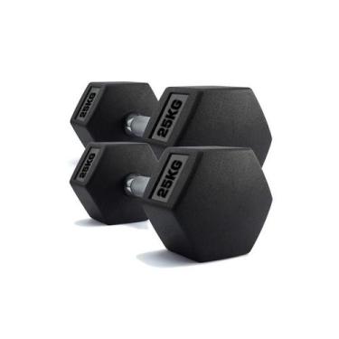 Imagem de Par de Halteres Dumbell Sextavado Ahead Sports AS2102 25kg