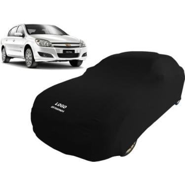 Imagem de Capa Para Cobrir Carro Chevrolet Vectra Tecido Helanca - Mz, Preta