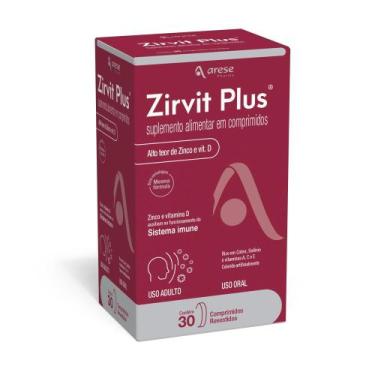 Imagem de Suplemento Alimentar Zirvit Plus 30 Comprimidos Revestidos - ARESE PHA