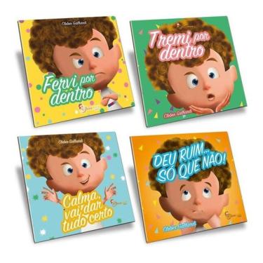 Imagem de Kit Fervi Por Dentro - 4 Livros - Raiva, Medo, Ansiedade E Frustração