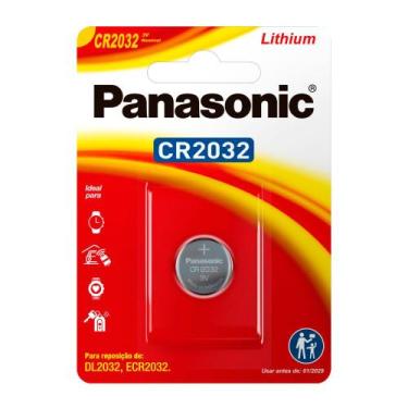 Imagem de Bateria Panasonic de Lithium CR2032 3V 1 Unidade