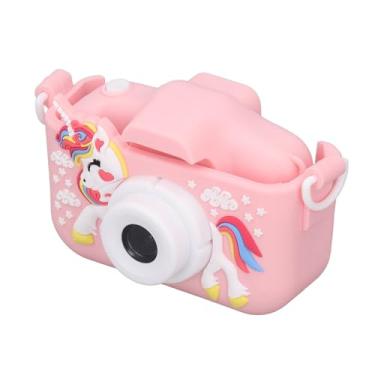 Imagem de Filmadora de Vídeo Digital Infantil, Câmera Portátil de Longa Espera para Crianças, Brinquedos Leves para Crianças Pequenas (Rosa)