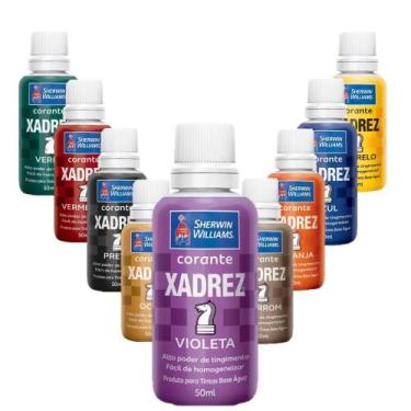 Imagem de Corante Líquido Xadrez Sherwin Williams Tintas Bisnaga Pigmento Varias