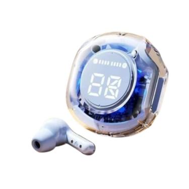 Imagem de Fone de Ouvido Bluetooth 5.3, Display Digital LED, Sem Fio, Visor Colorido, Hifi Intra-Auricular (Azul)