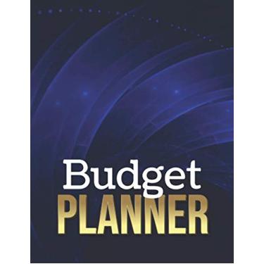 Imagem de Budget Planner: Blue Modern Abstract Art Cover/Undated/Daily Weekly Monthly Money Organizer / 1 Year Spending Tracker/Personal Finance Goal Book ... Size/Full Size Diary - Non Dated Pages