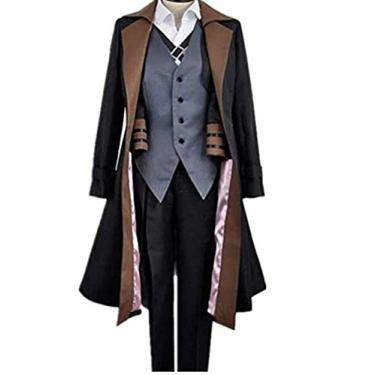 Imagem de Bungo Cachorros Vadios Cosplay Nakahara Chuuya Cosplay Fantasia de Halloween Conjunto Completo, Tamanho:, Male XXXL