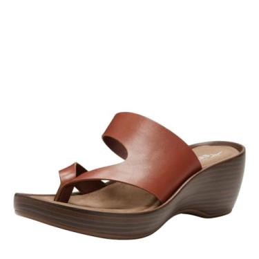 Imagem de Eastland Sandálias Femininas Anabela Laurel Wedge, Bronzeado, 9