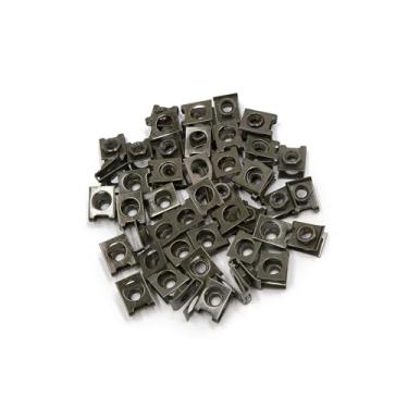 Imagem de Partuto 50 peças de metal universal verde escuro M6x1.0 U porcas de carenagem clipe de velocidade de substituição para substituição de motocicleta