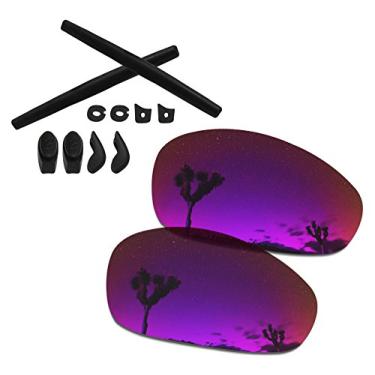 Imagem de Lentes de substituição e kits de borracha masculinos SmartVLT para óculos de sol Oakley Juliet - Mais opções, Midnight Sun, One Size