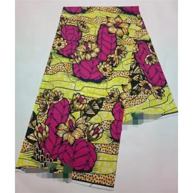 Imagem de Tecido Africano Cera Real Estampa Dourada Soft Pagne Ankara Material de Algodão Prata Nigeriana Gana para Festa de Casamento Vestido para Costurar (conforme imagem-37)