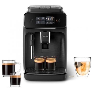 Imagem de Máquina de Café Expresso com Painel Digital e Bocal de Leite, 110V, Philips EP122004, Preta   