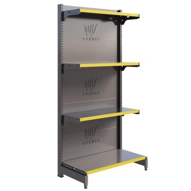 Imagem de Gôndola Centro 1 Ponta 1,37 m 40KG Expositor de Supermercado Amapá