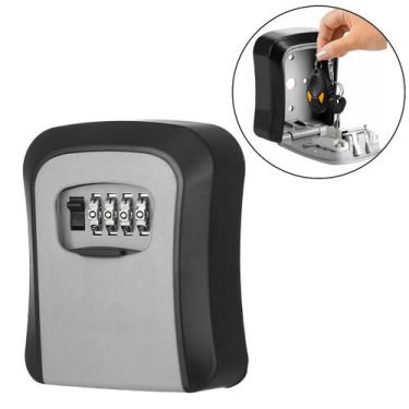 Imagem de Mini Cofre Guarda Chaves Joias Dinheiro - Casa - Apartamento - Importa