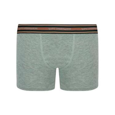 Imagem de Cueca Boxer Infantil Lupo 00141-003 Algodão Com Elastano T. P/GG, P, 8