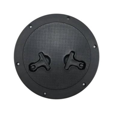 Imagem de UGPLM Bar de barcos capa de deck lamão acesso à prova de vazamentos à prova de intemperia Premium reforçado de instalação fácil peças de inspeção de iate, Preto