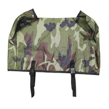 Imagem de Generic Tampa de vagão dobrável Saco de armazenamento Substituição resistente a lágrima Tampa portátil de carrinho de jardim de pó para utilidade, Style B