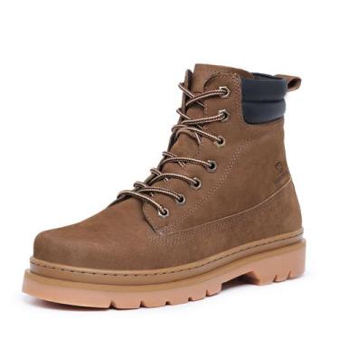 Imagem de Bota Coturno Cano Alto Masculina Trilha Trabalho Resistente Castor - F