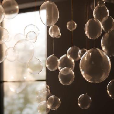 Imagem de Gejoy 200 peças decorações de festa sob o mar balões transparentes guirlanda de bolhas sereia decoração de aniversário sereia chá de bebê lembrancinha de festa para verão praia oceano suprimentos de