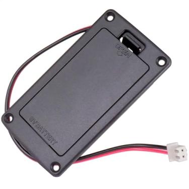 Imagem de Caixa De Compartimento Bateria 9v Com Conector Baixo Guitarra