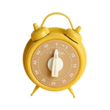 Imagem de Bothyi Timer visual, cronômetro de sala de aula, relógio, ferramenta de gerenciamento de tempo silencioso para ensinar a reunião de ensino médio em sala de, Amarelo