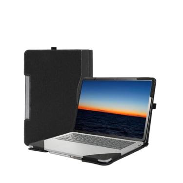 Imagem de Capa de laptop para Microsoft Surface Laptop Studio 1 e 2 de 14,4 polegadas bolsa removível para notebook Ultrabook PU (cinza escuro)