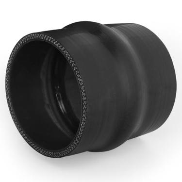 Imagem de Mangueira de acoplador reto de silicone de 7 cm ID 7 cm (76 mm), comprimento 76 mm para tubulação intercooler, mangueiras turbo de sistema de admissão de ar, ajuste universal para carros, caminhões