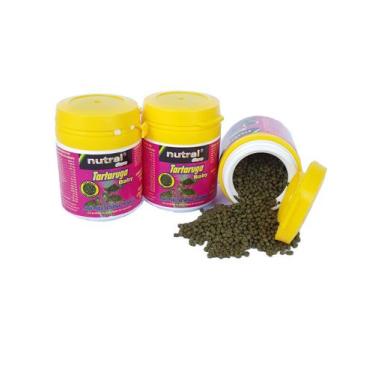 Imagem de Ração Tartaruga Baby 10g nutral 3 unidades  - Nutral Ouro