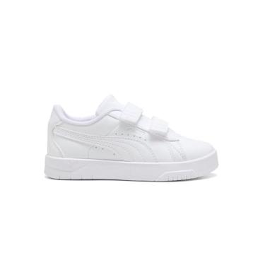 Imagem de PUMA Tênis infantil unissex Jada Hook and Loop, Branco-branco Ah25, 12.5 Little Kid