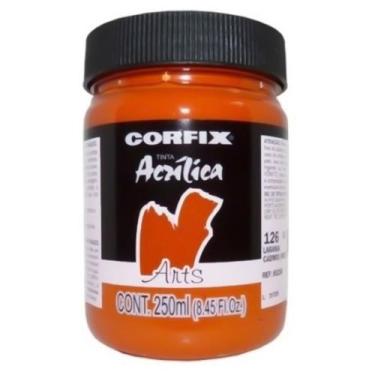 Imagem de Tinta Acrílica G1 Arts 126 Laranja Cádmio 250ml Corfix, 126 - LARANJA 