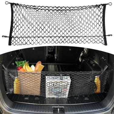 Imagem de Rede de carga de porta-malas estilo envelope para KIA Sorento LX S EX SX 2021-2024 - Acessórios para carro - Organizadores e armazenamento de porta-malas premium - Rede de carga para SUV - Organizador