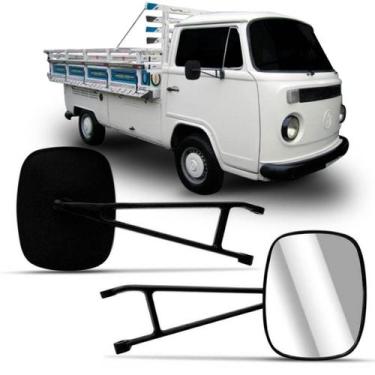 Imagem de Retrovisor Fixo Kombi Cabrita 1978 Até 1996 Com Pé - SP ACESSÓRIOS, Es