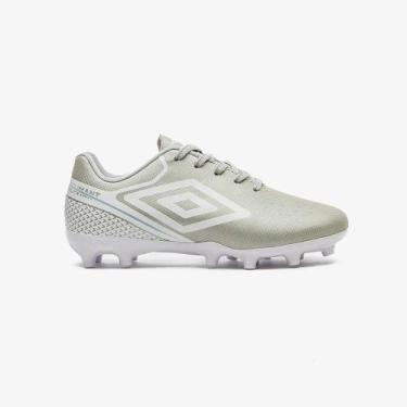 Imagem de Chuteira Campo Umbro Adamant Top Speed Jr - Prata+Branco+Grafite, 31