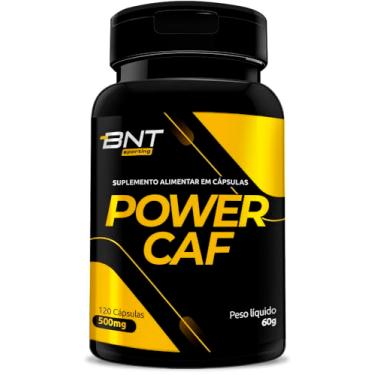Imagem de Powercaf Suplemento de Cafeína, Taurina e Vitaminas 60 Cápsulas 500mg