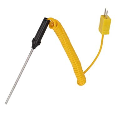 Imagem de Módulo de Sensor Termopar, Com Alça Isolada Alta Precisão Resposta Rápida Termopar Tipo K Sensor Termopar de Aço Resistente Ao Calor para Testes de Temperatura (Termopar de sonda