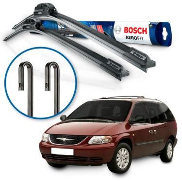 Imagem de Par Palheta Limpador Parabrisa Bosch Chysler Voyager 1995 96 97 98 99 