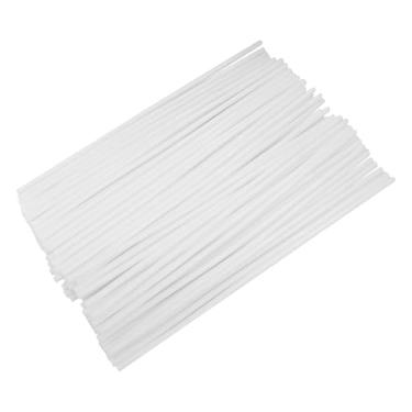 Imagem de Hitefu Pacote com 72 capas de raio duráveis, capas universais de raio de bicicleta para envoltórios de roda de bicicleta e motocicleta, tubo compatível para aros de 20 a 53 cm (branco)