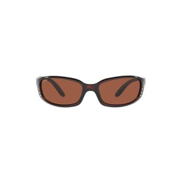 Imagem de Costa Del Mar Men's Polarized Brine BR10OCGLP Red Rectangle Sunglasses