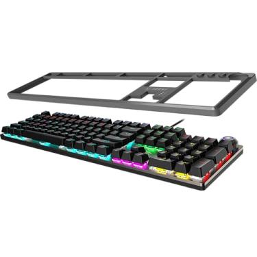 Imagem de MSI Forge GK310 RED US – Teclado mecânico, troca quente, interruptores vermelhos, RGB, ergonômico, anti-fantasma, ângulo ajustável (preto)