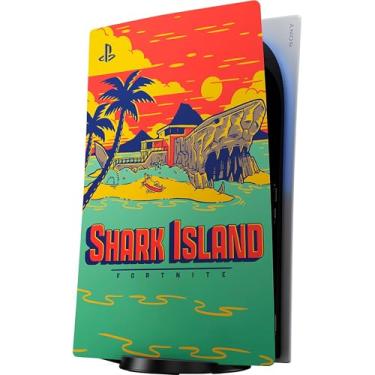 Imagem de Razer Fortnite Console Skin: PlayStation 5 / PS5 (Digital) - Full Wrap - Premium 3M Cast Vinyl - Scratch Protection - Unique Designs & Finishes - Easy Application - Shark Island